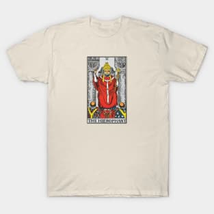 The Hierophant tarot card T-Shirt